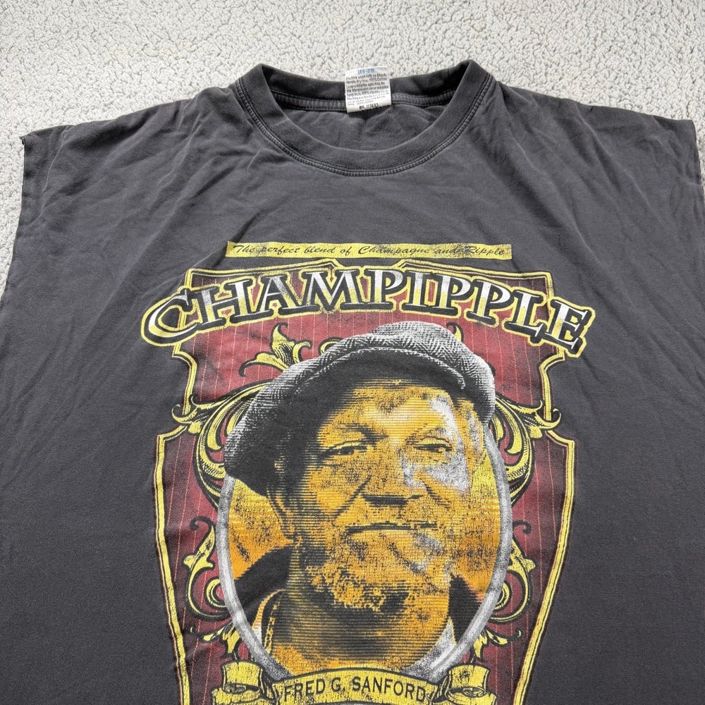 Phat Doc Fred G Sanford Champipple Tee Shirt Mens 3XL Gray Sanford and Son